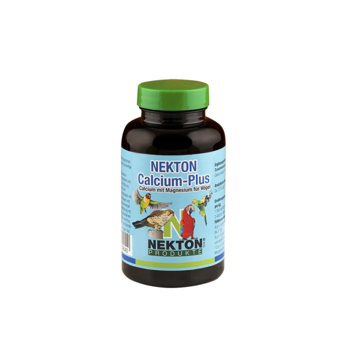 NEKTON-Calcium Plus – Integratore di calcio, magnesio e vitamine del gruppo B per uccelli